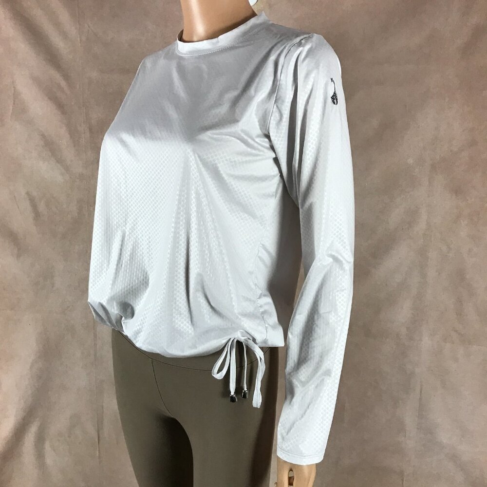 LACOA SPORTS White Long Sleeve Athletic Top S/M